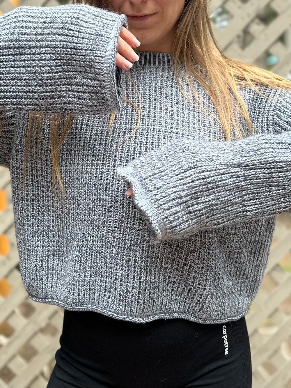 H&M Gray Marled Crewneck Sweater - Picture 5 of 7